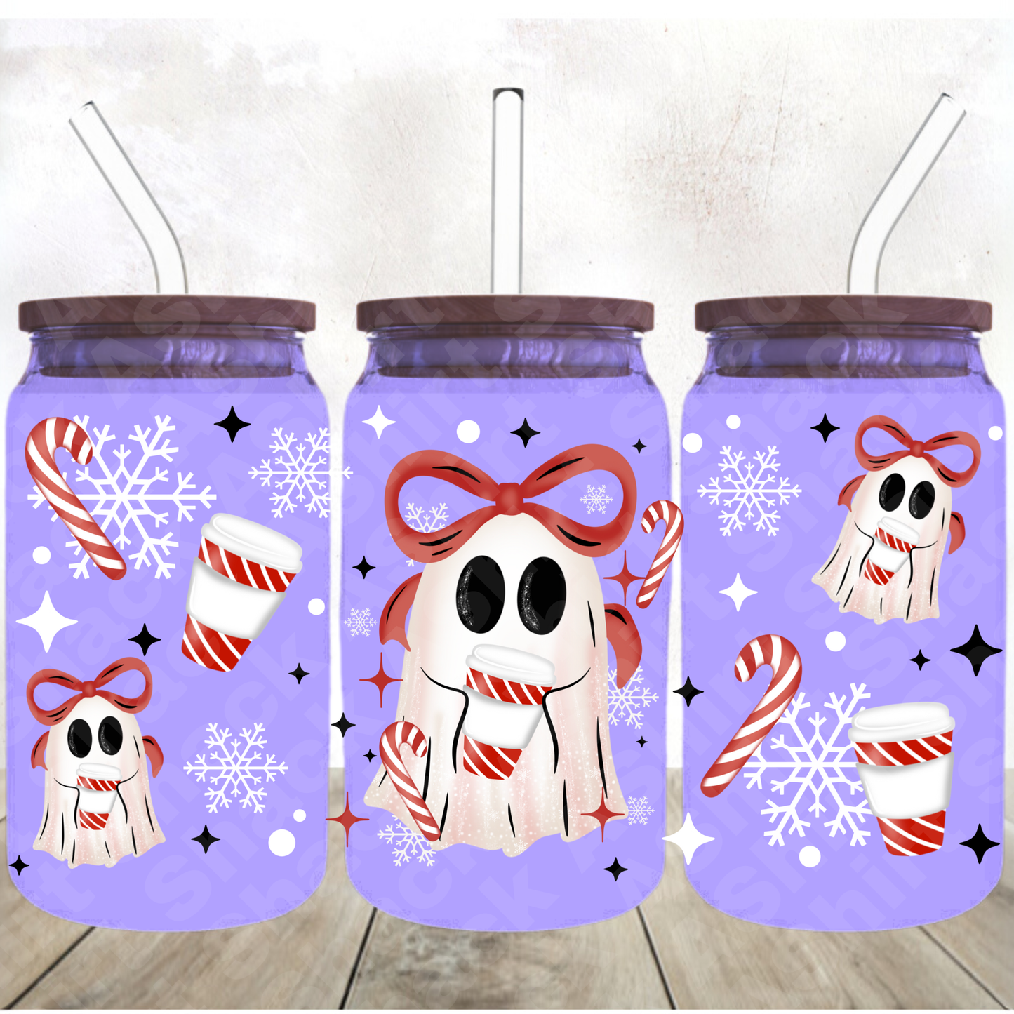 377 Christmas Coffee Ghost