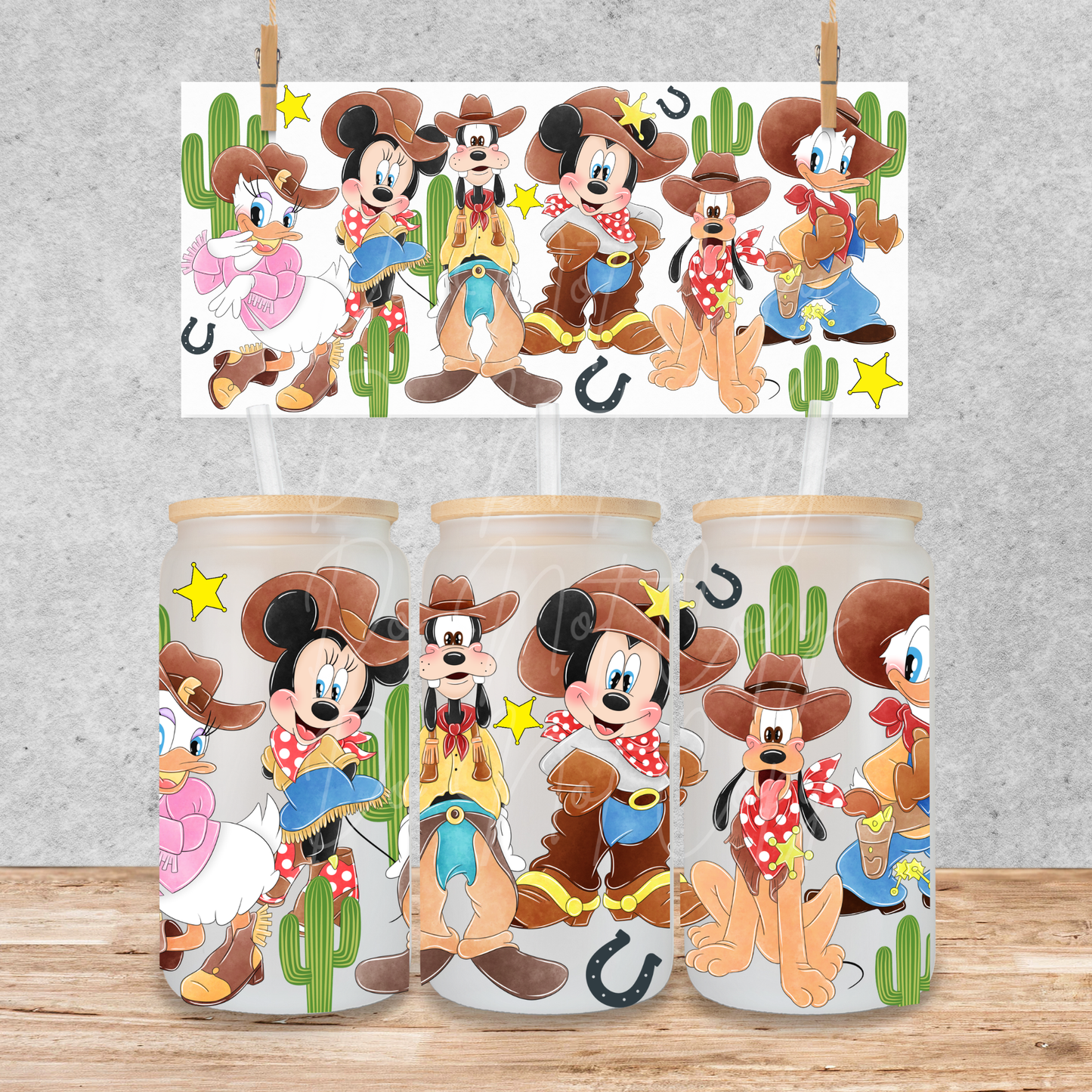 A43 cowboy Mickey and friends
