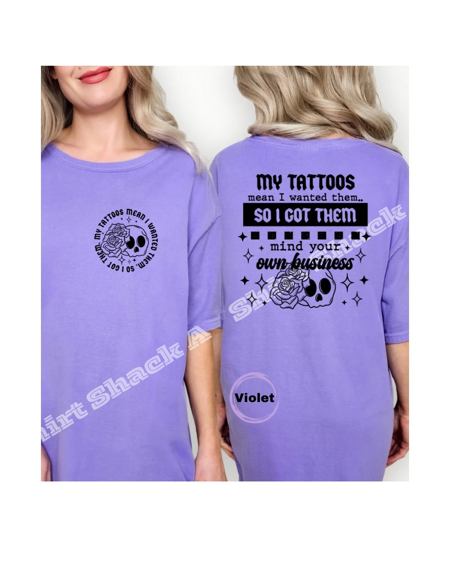 My Tattoos, My Business