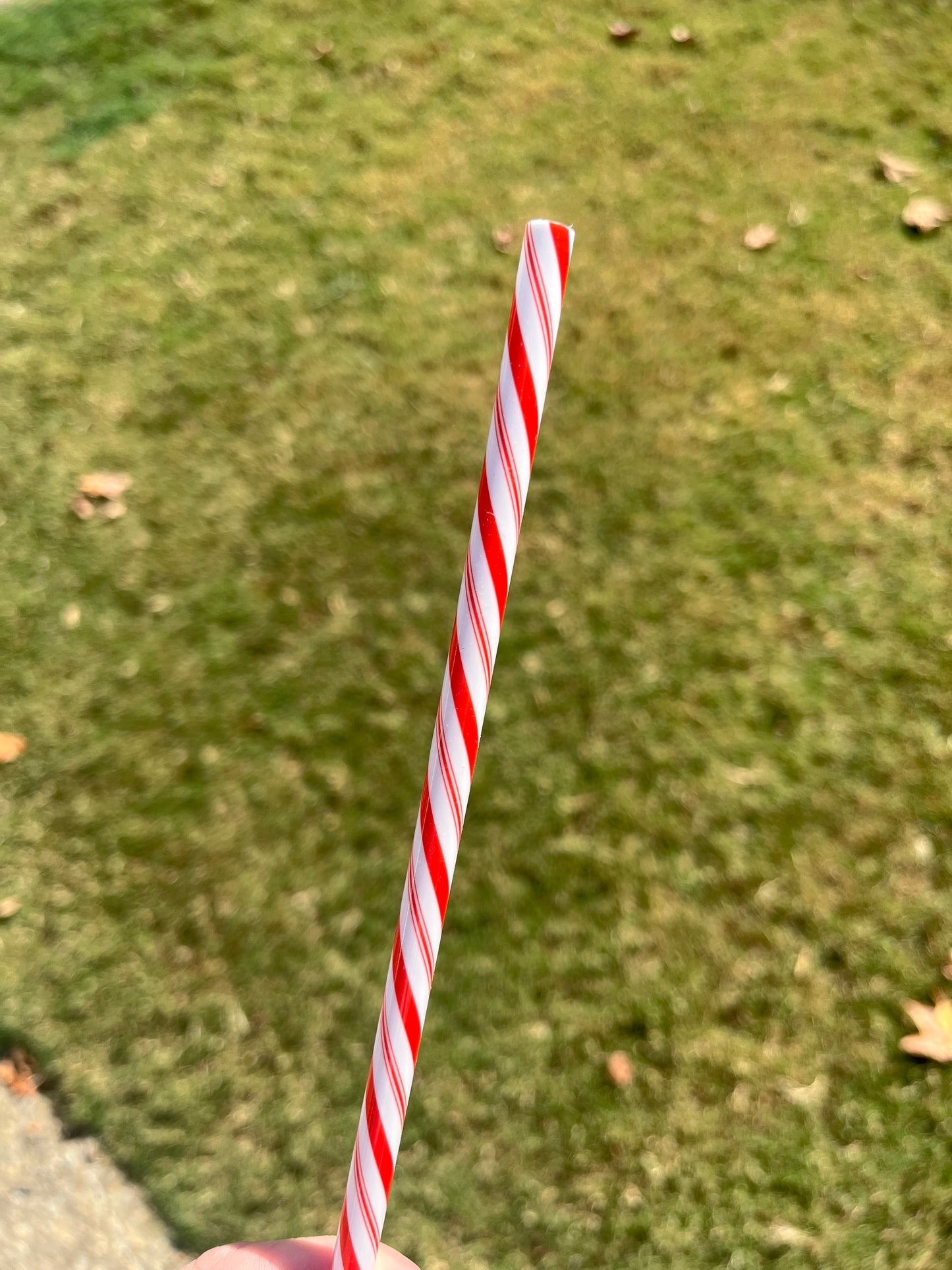 Red Swirl Straw