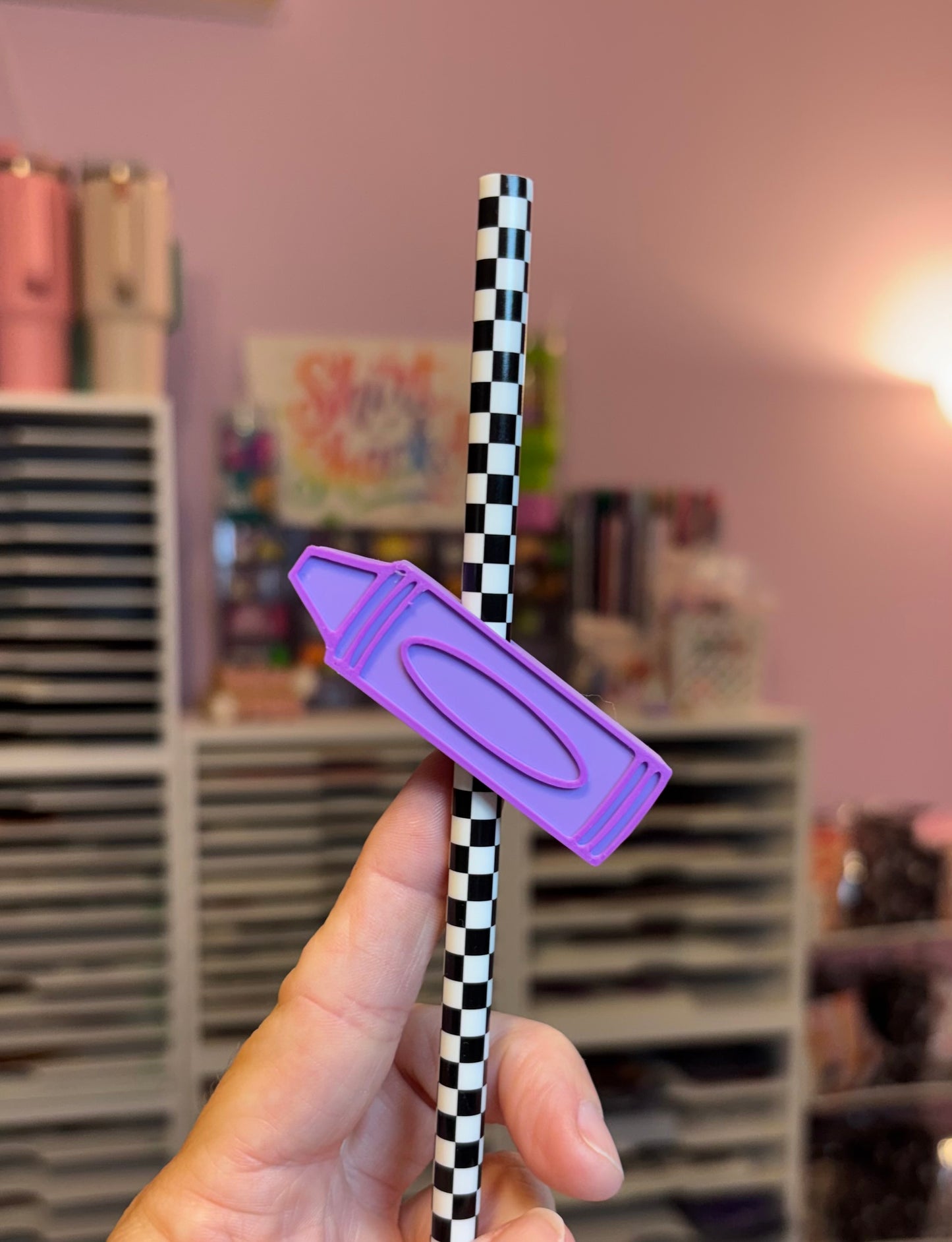 Purple crayon