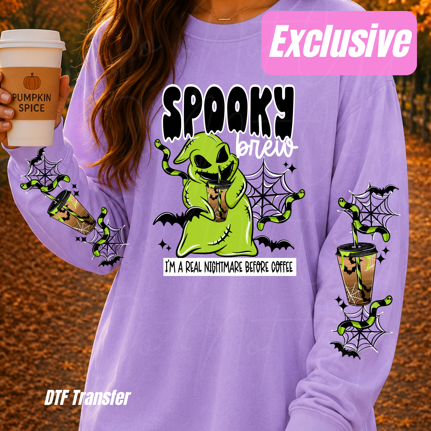 Spooky brew with double sleeves **EXCLUSIVE**