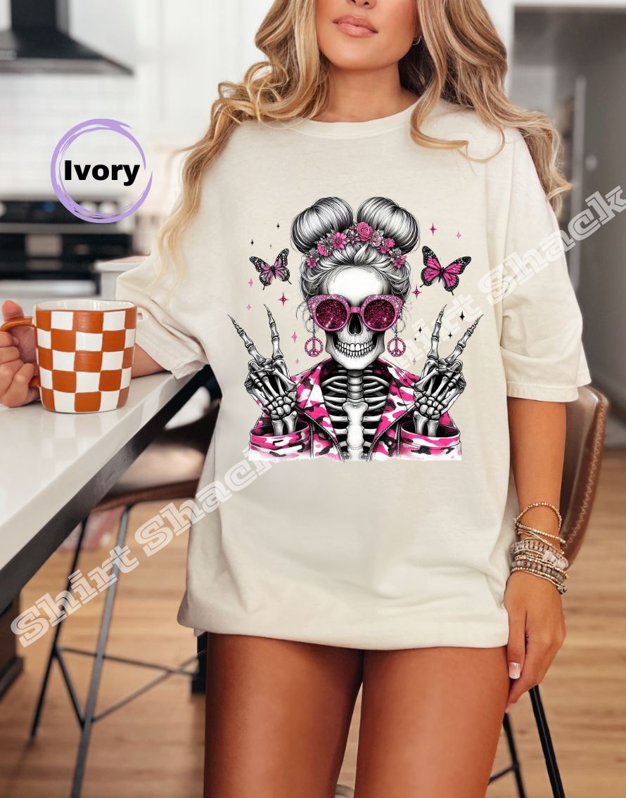 Pink Camo Skelly