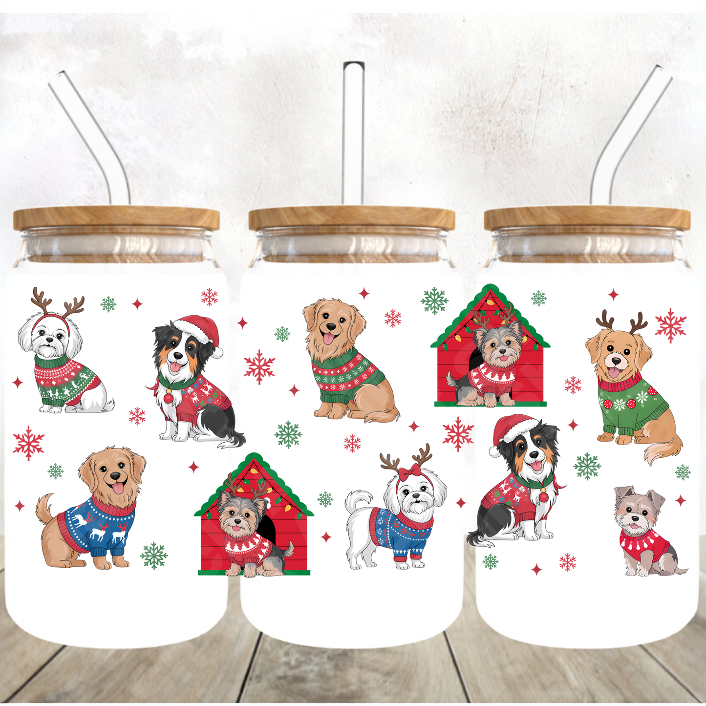 11.21 Cup Wrap #10 Holiday Dogs