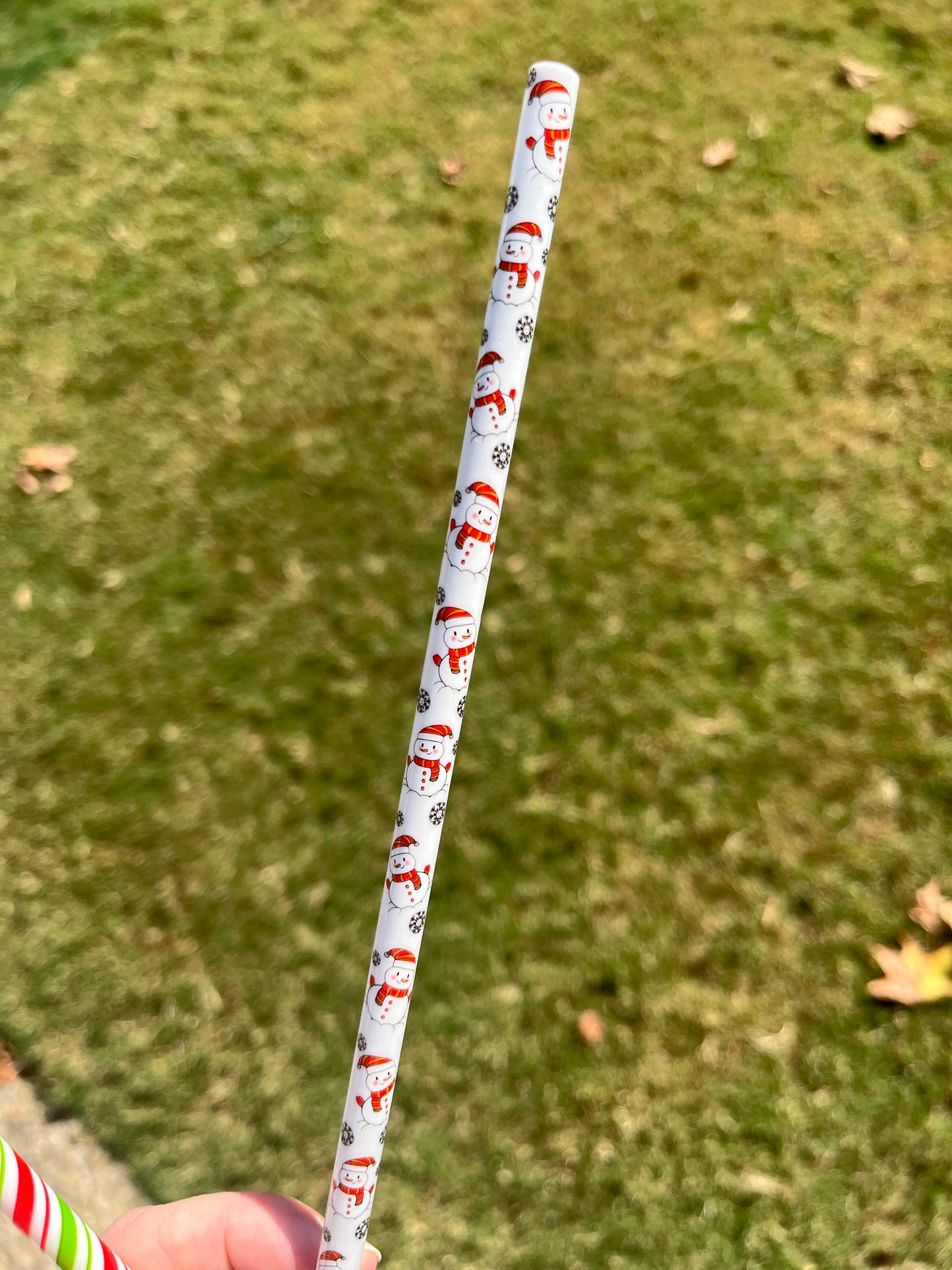 Snowman Straw