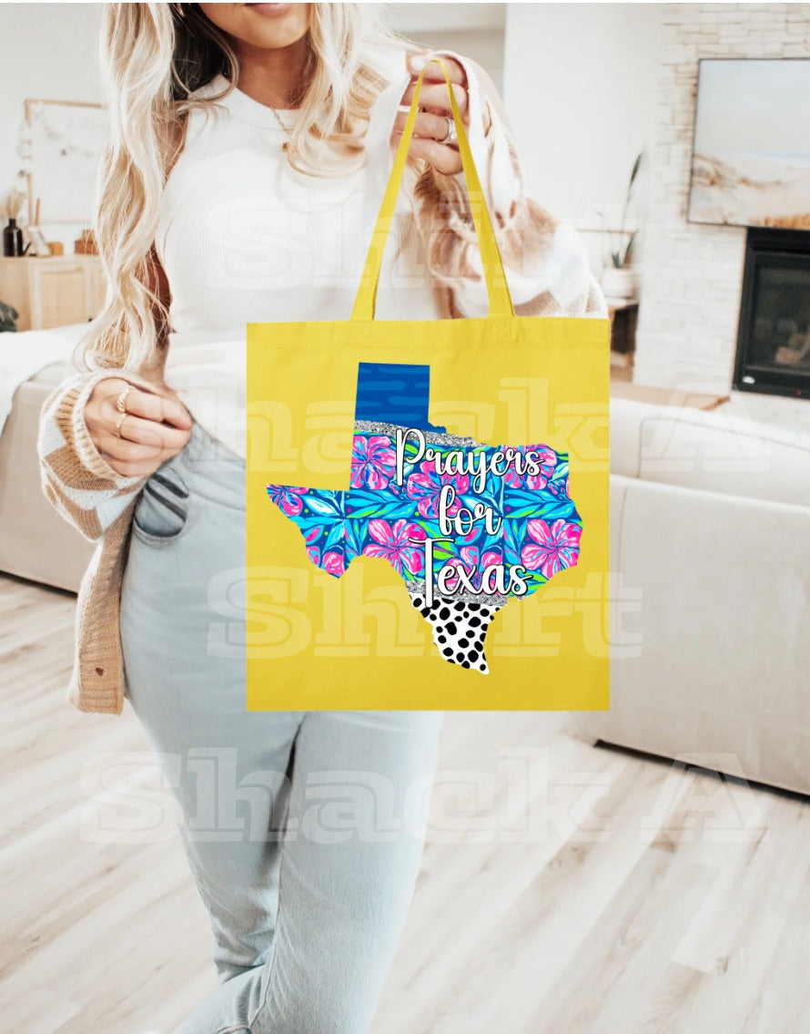 Texas Strong, Floral—Small Tote Bag