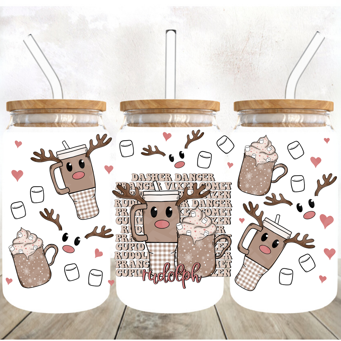 11.14 Cup Wrap #15 Reindeer Drinks