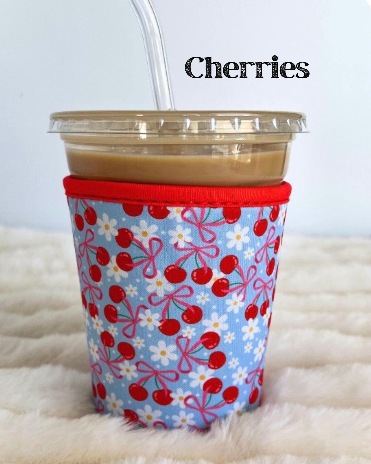 Cherries, Small Coffee Koozie