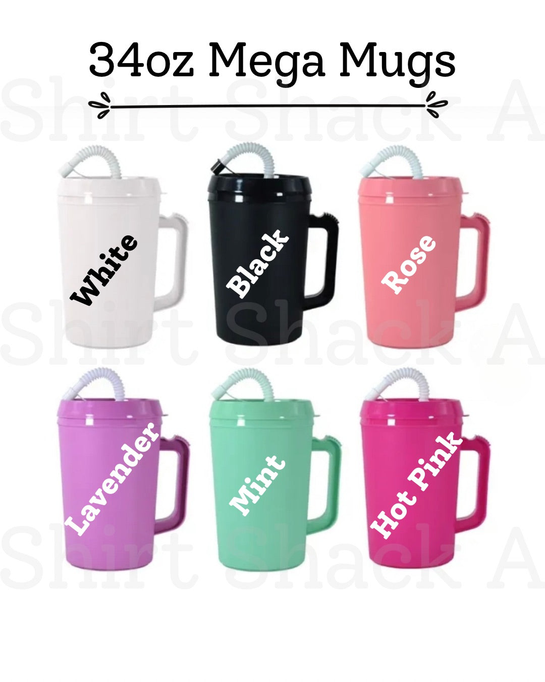 34oz Mega Mugs