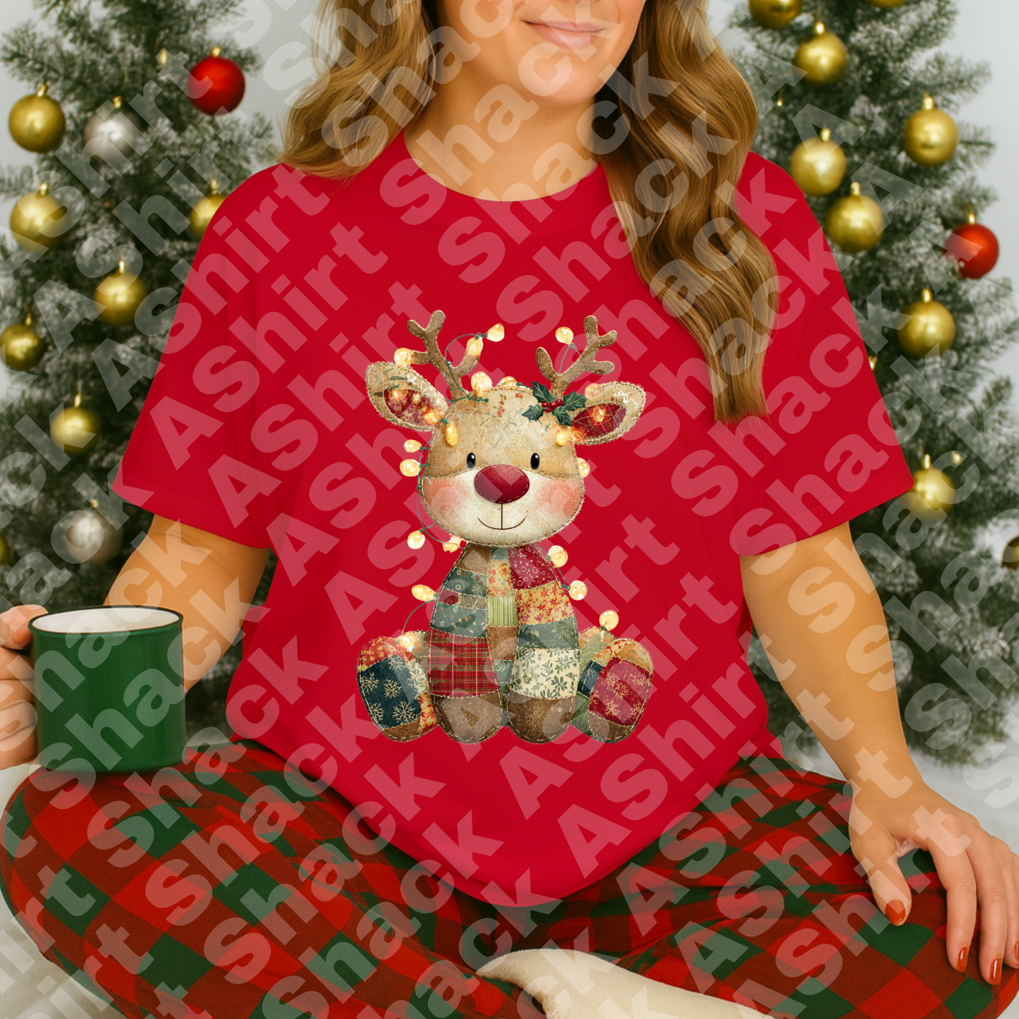 12D Patchwork Reindeer