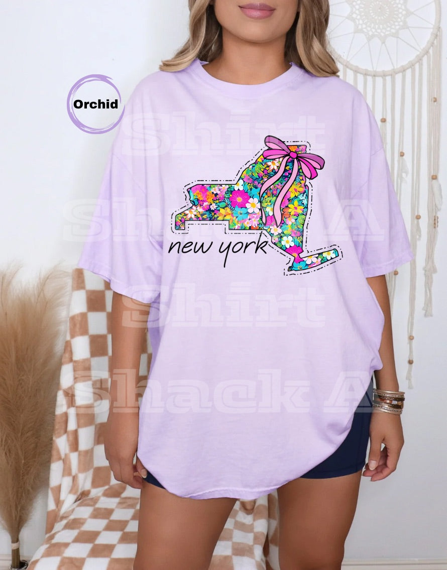 Purple Floral States
