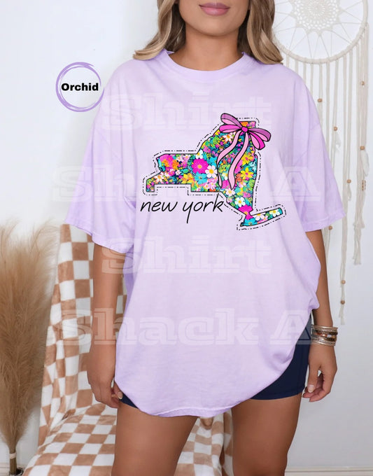 Purple Floral States