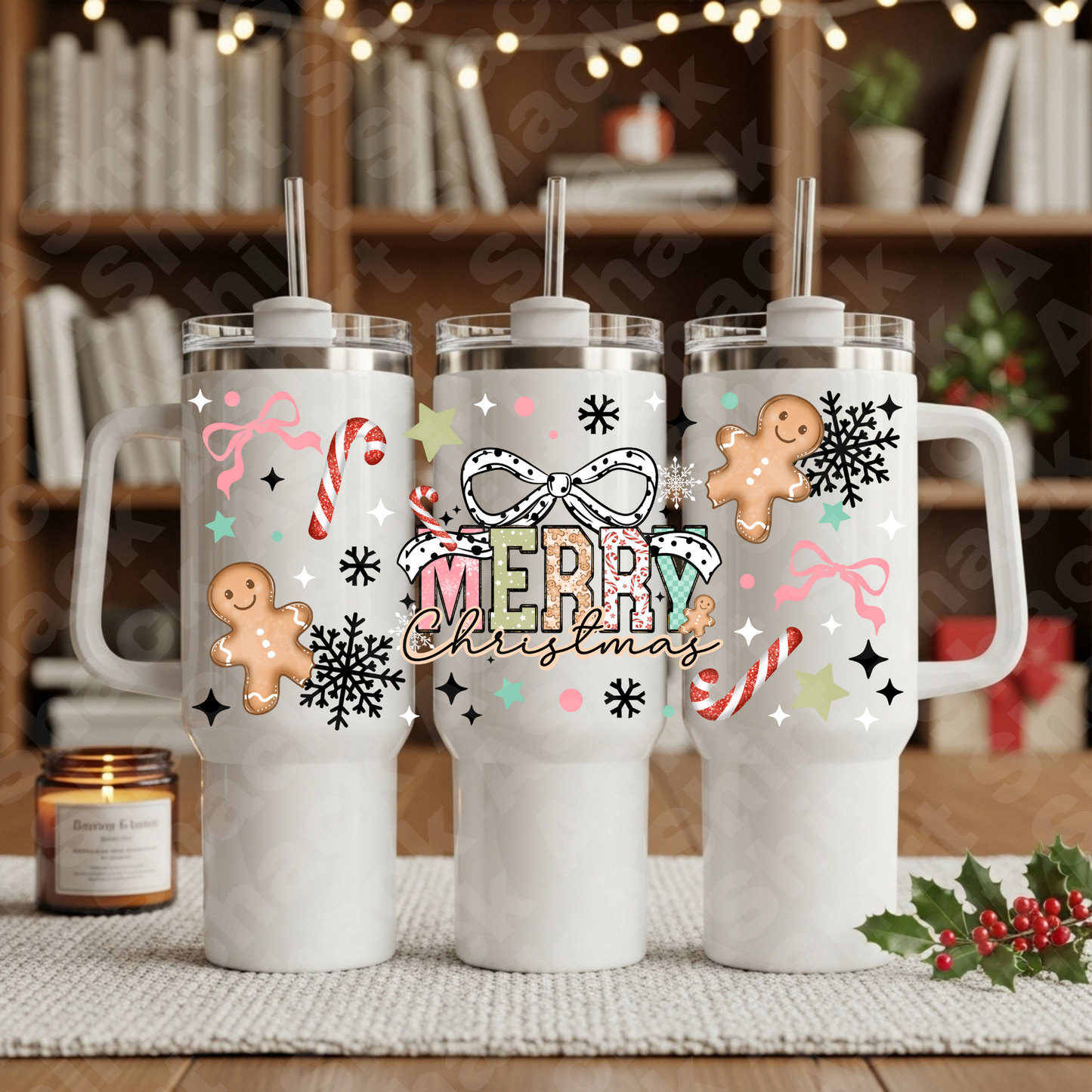 210 Merry Christmas Font -40oz