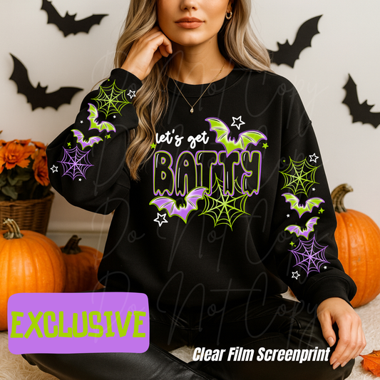 4 Let’s Get Batty *EXCLUSIVE CLEAR FILM SCREENPRINT