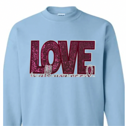 Love Is All You Need, Sequin Patch
