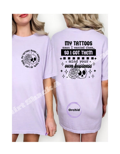 My Tattoos, My Business