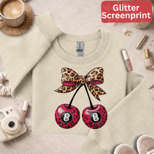 54 cherries (glitter screenprint)