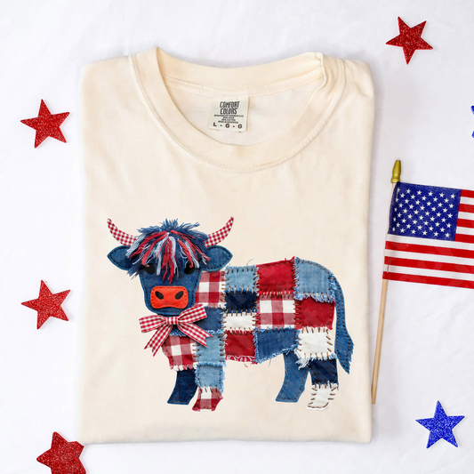 60B patchwork cow