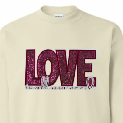 Love Is All You Need, Sequin Patch