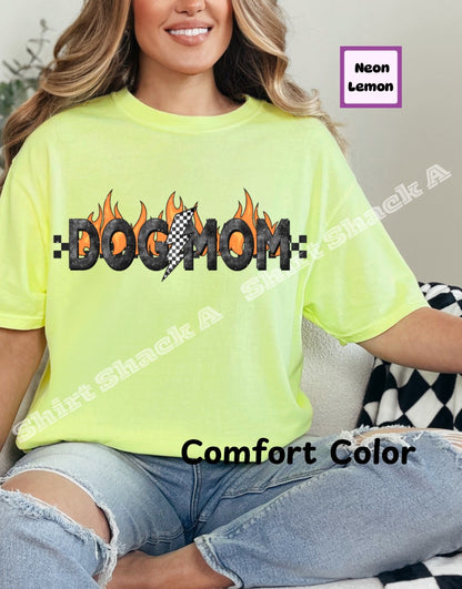 Dog Mom Flames