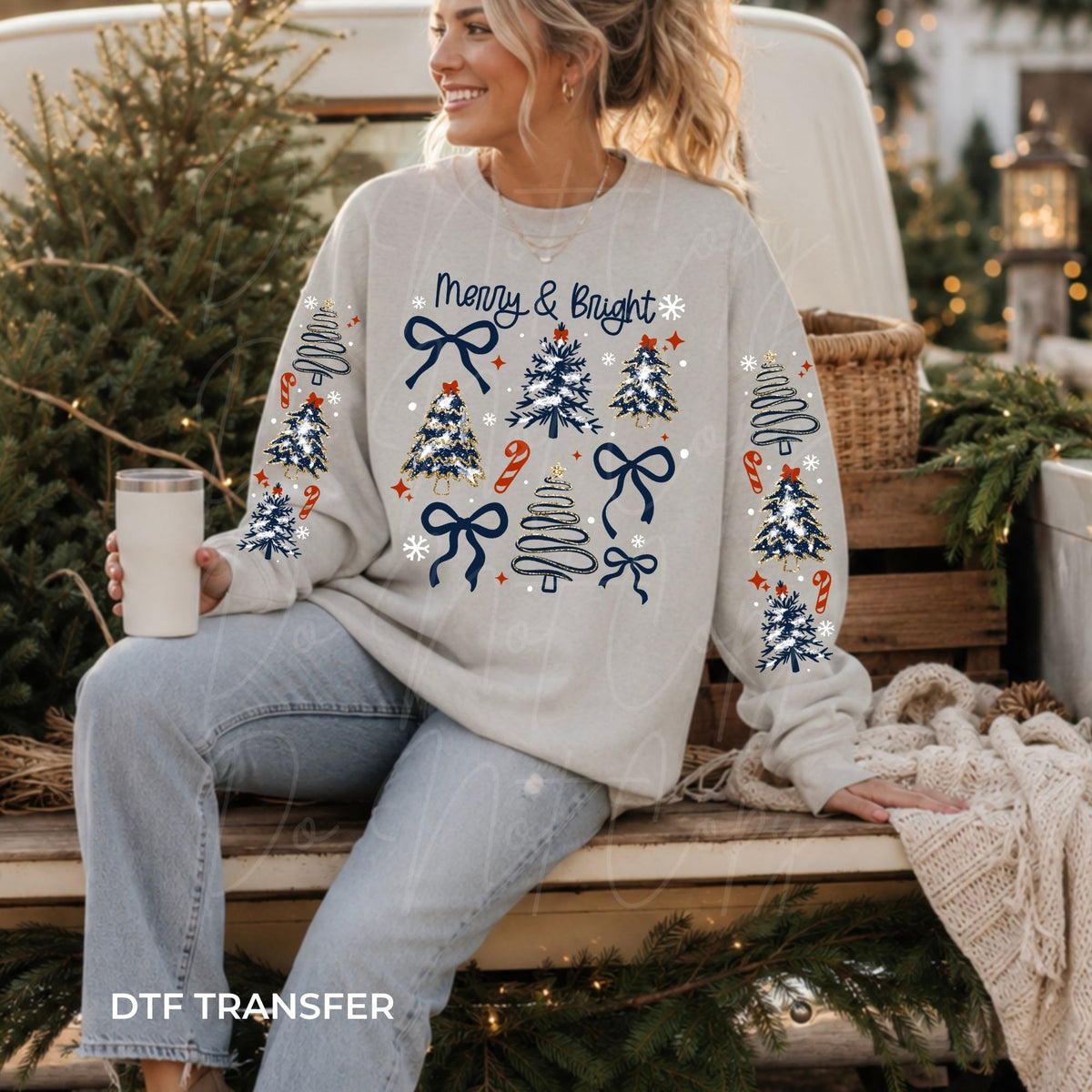 Merry & Bright with Double Sleeves