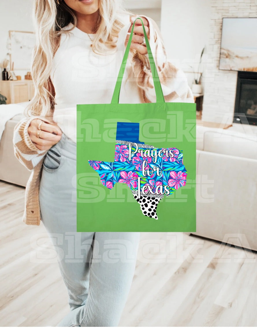 Texas Strong, Floral—Small Tote Bag