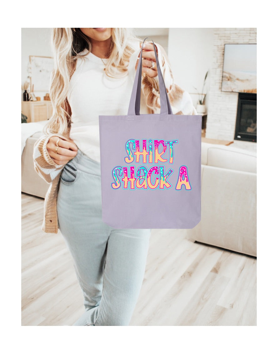 Shirt Shack A “Ice Cream Drip” Tote Bag, Small