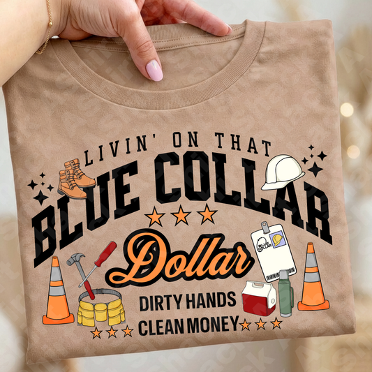 7B blue collar