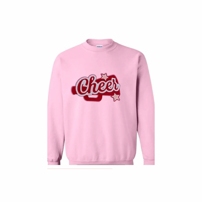 Cheer, Red Megaphone Chenille Patch
