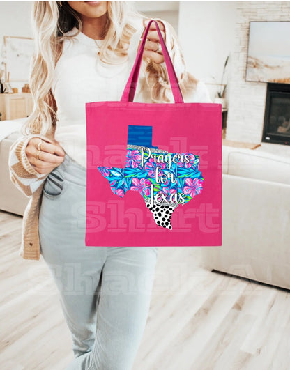 Texas Strong, Floral—Small Tote Bag