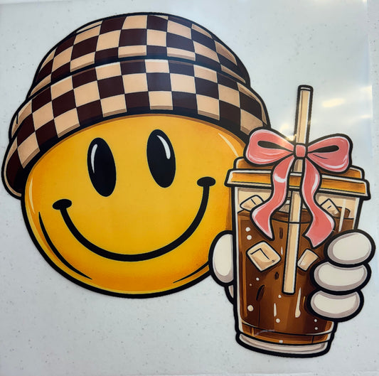 226 Smiley with Iced Coffee