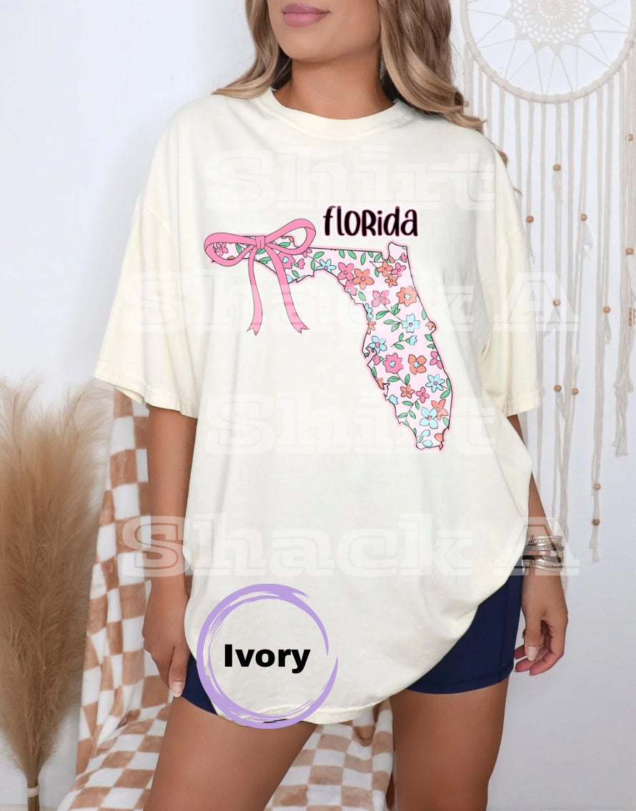 Pink Floral States