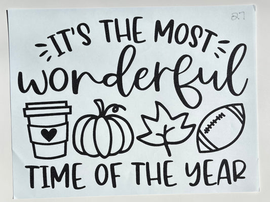 176 Most Wonderful Time of the Year Fall
