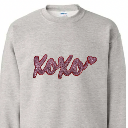XOXO, Pink Sequin Patch