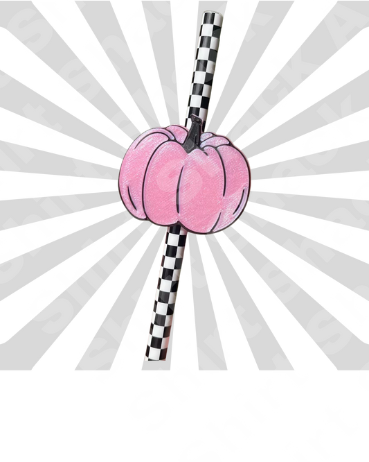 Pink Glitter Pumpkin