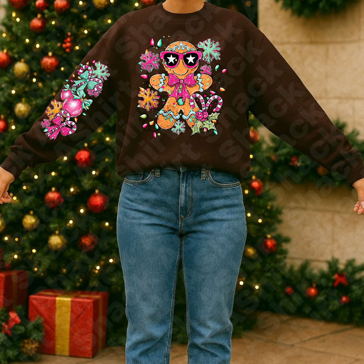 28C Gingerbread man with Sleeve