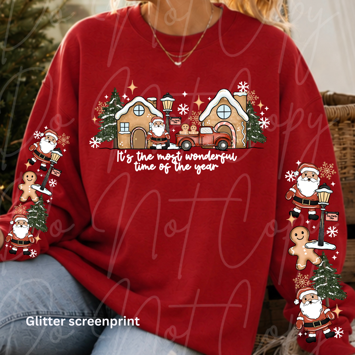 It’s The Most Wonderful Time of Year *Glitter Screenprint