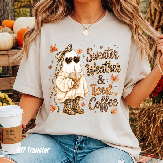 Sweater Weather and Iced Coffee