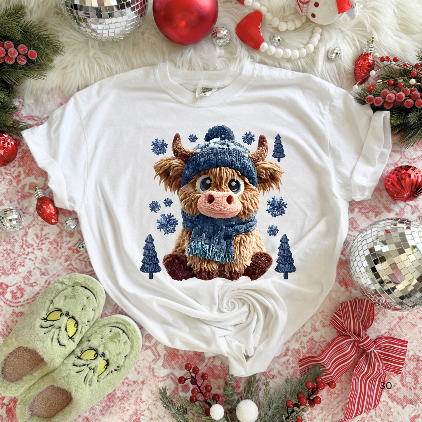 22G Winter Highland Cow