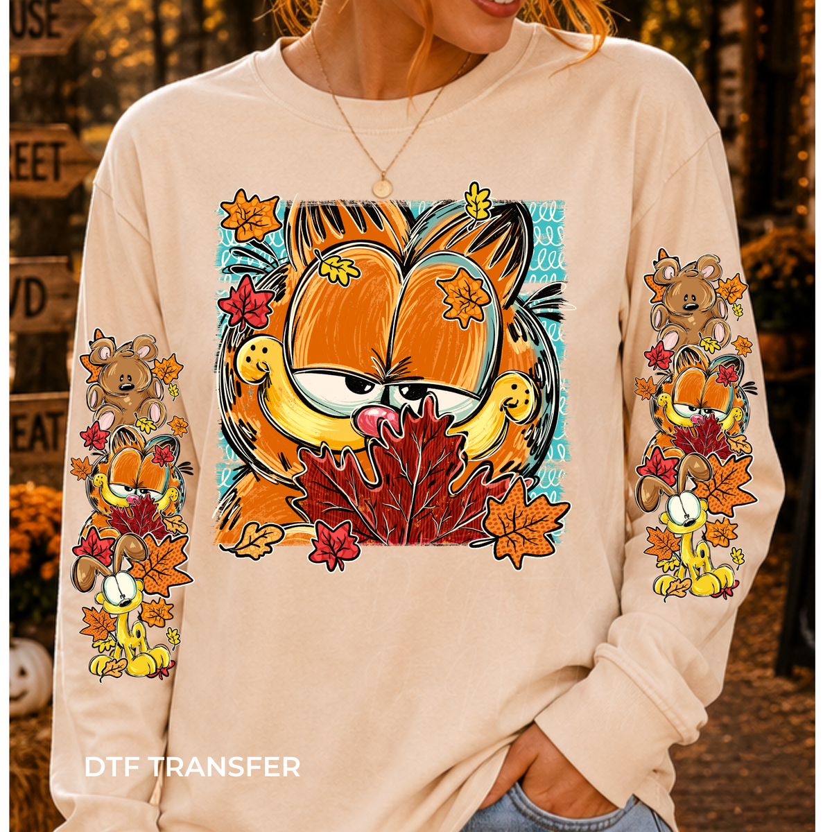 Garfield with Double Sleeves