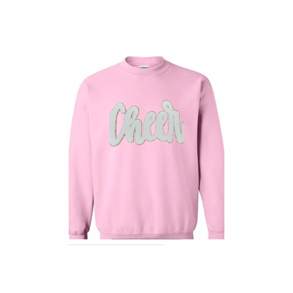 Cheer, White Chenille Patch