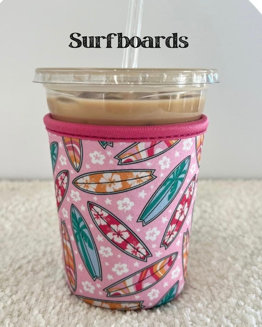 Surfboards, Small Coffee Koozie