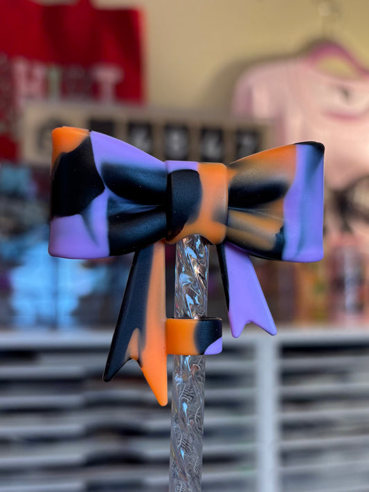 Hocus Pocus-Bow Straw Topper