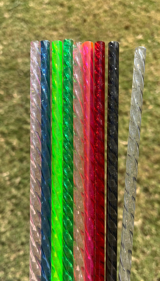 Swirl Straw- 5 Mixed