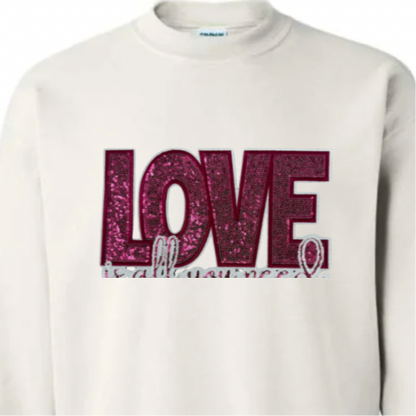 Love Is All You Need, Sequin Patch