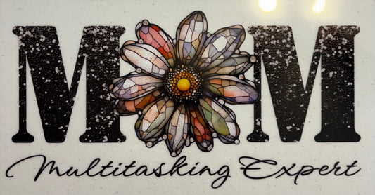 211 Multitasking Mom Glitter Svreen Print