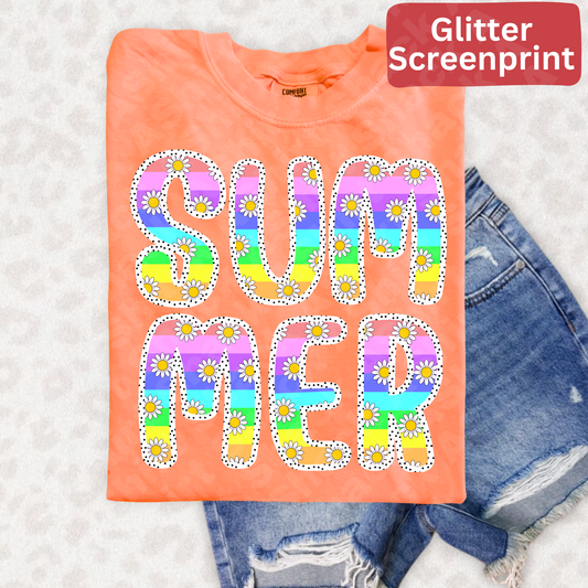 233 Summer (Glitter screenprint)