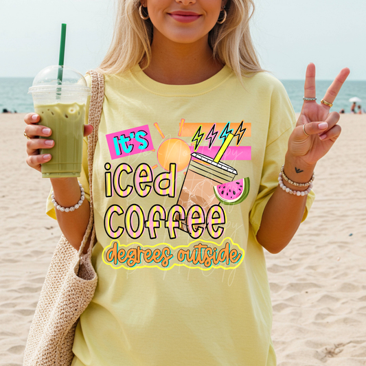 52D it’s iced coffee degrees outside