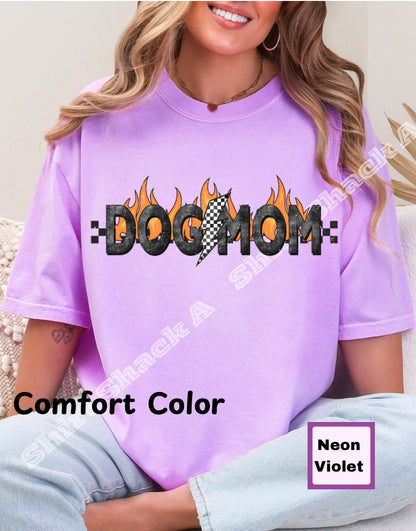 Dog Mom Flames