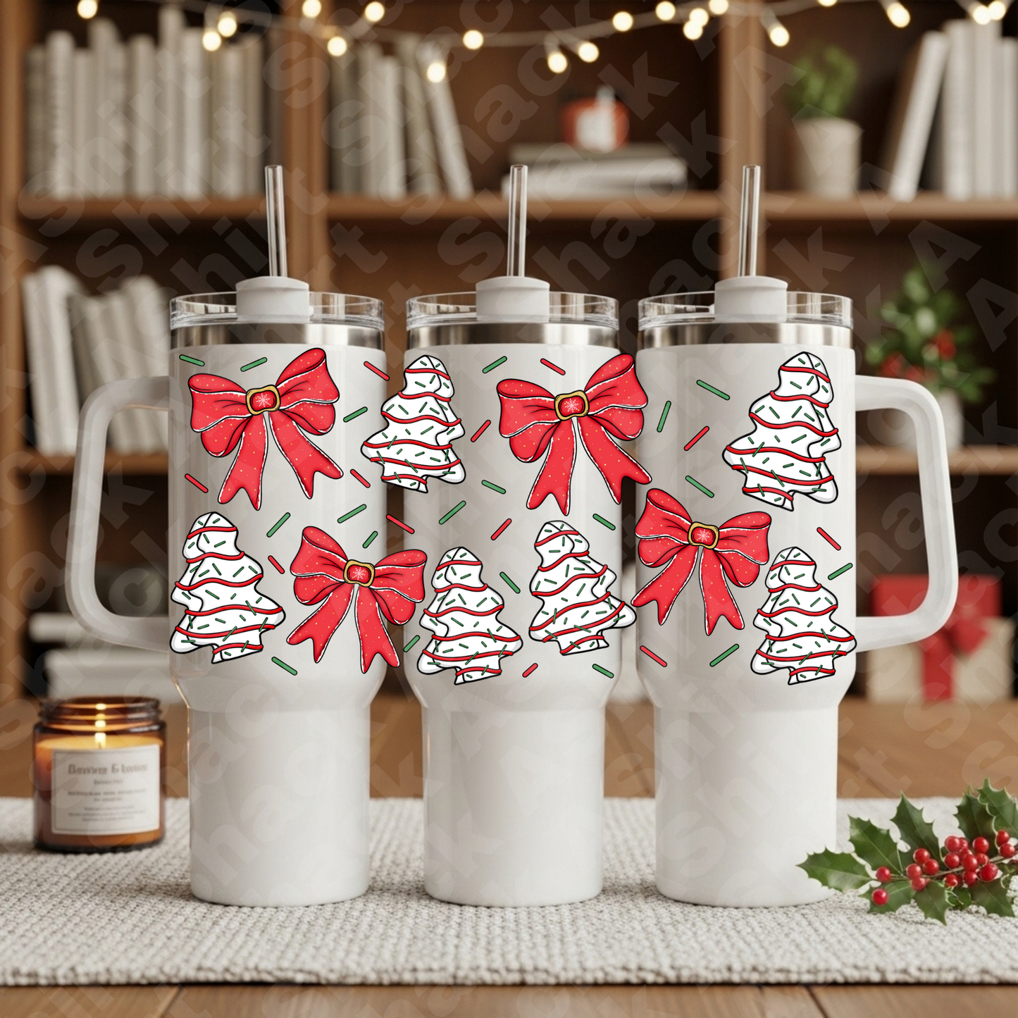 217 Tree Cake and Bows -40oz